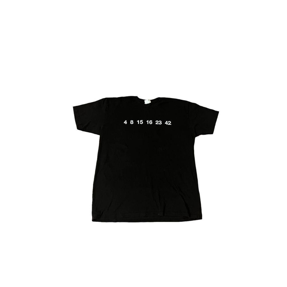 Lost 2006 Men's XL 4 8 15 16 23 42 Promo Tee Shirt in good condition.